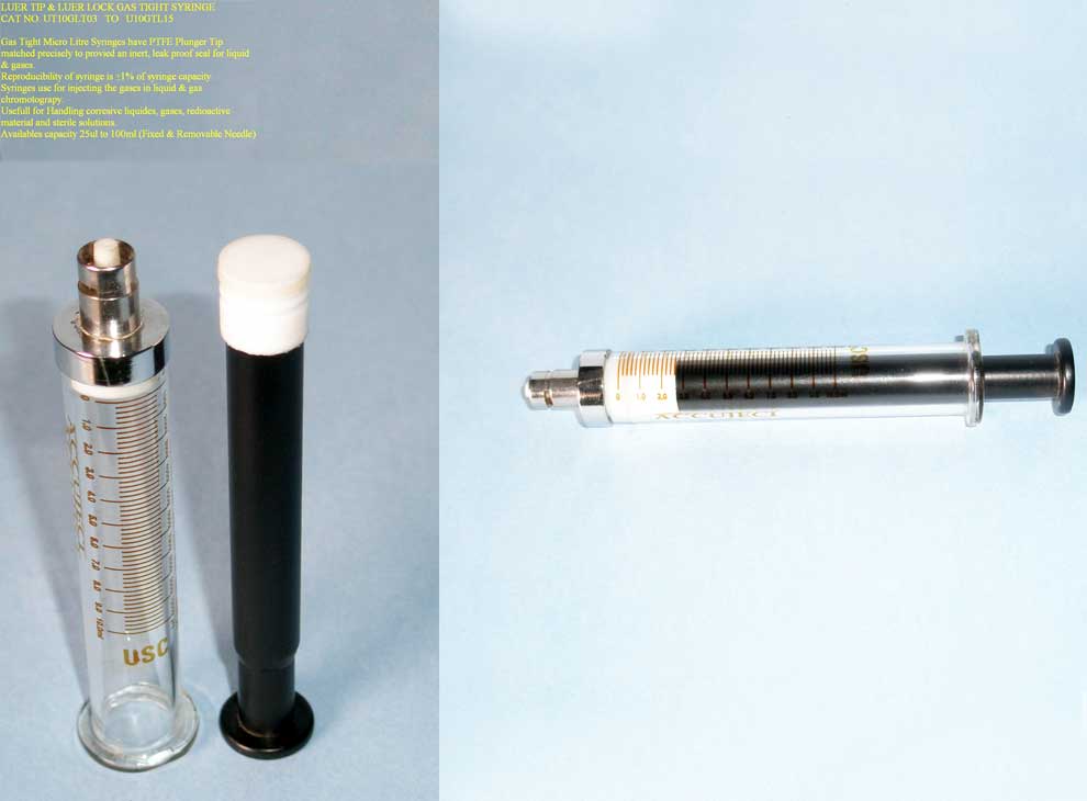 Gas-Tight Syringes